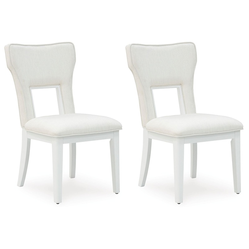 Chalanna – Dining Upholstered Side Chair (Set of 2) – White