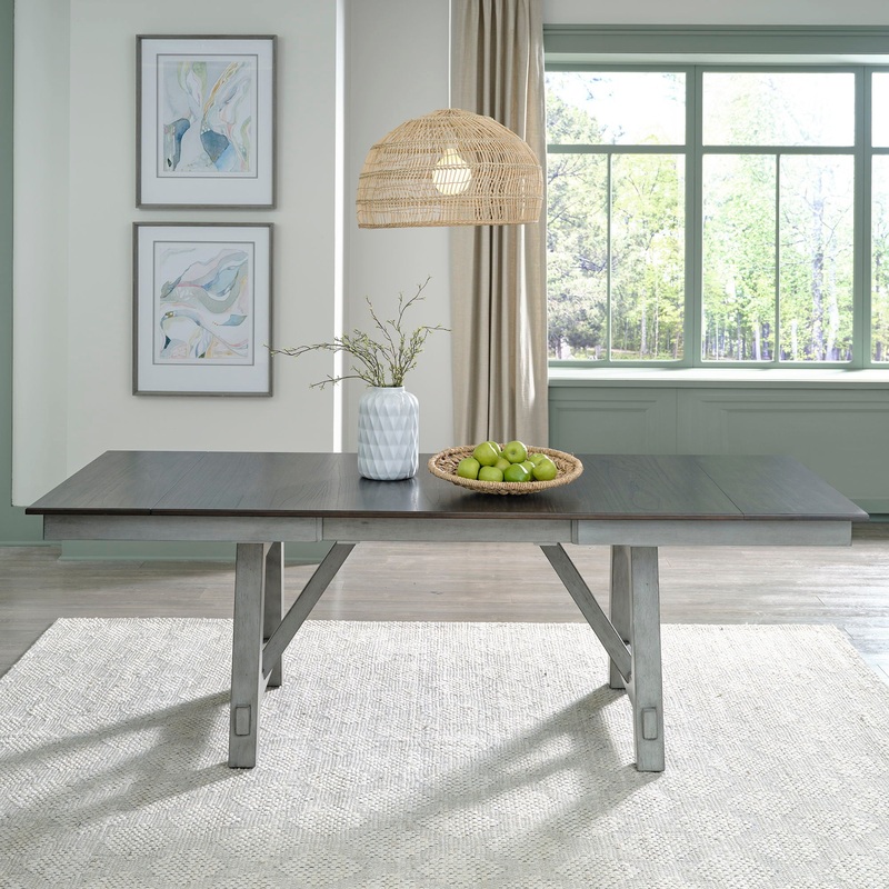 Newport – Trestle Table – Dark Gray