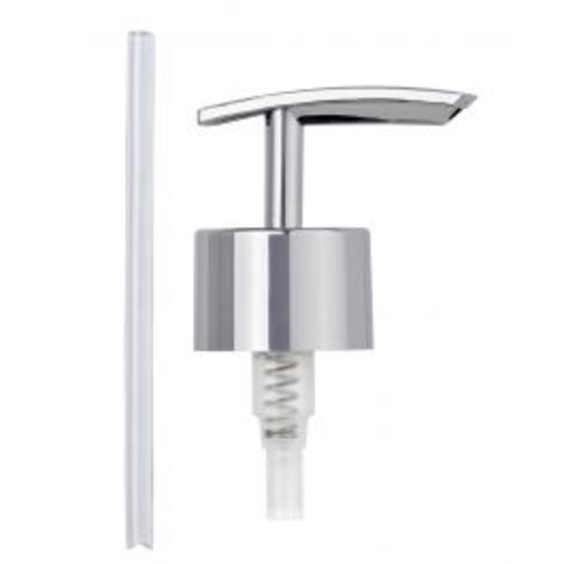 SQUARED FRONT PUMP D28MM CHROME PLATED