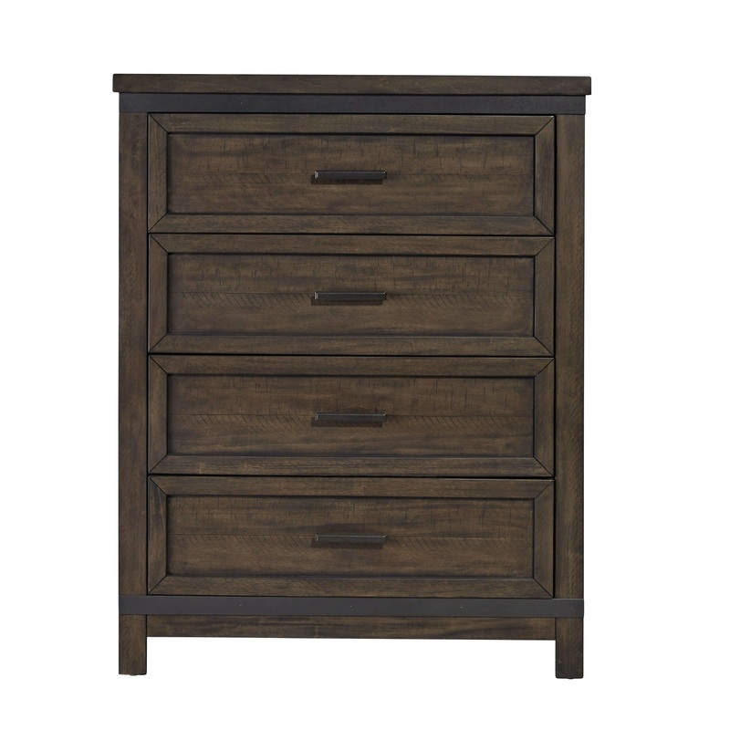 Thornwood Hills – Chest|Dark Gray|4 Drawers|5 Drawers