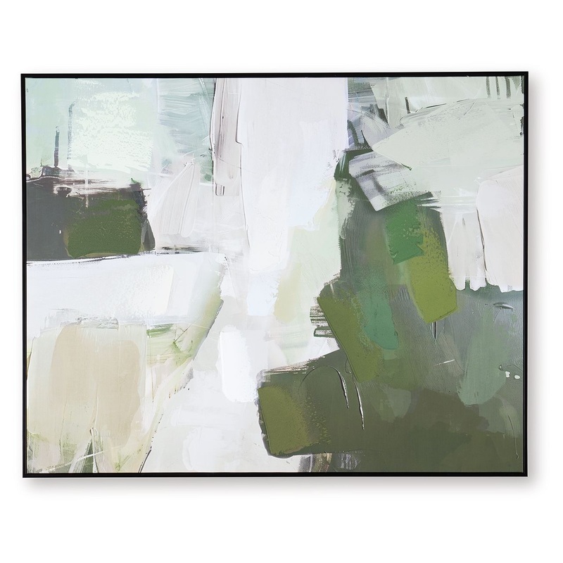 Vinick – Wall Art – Green / Gray / White