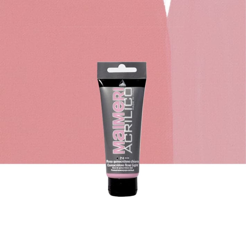 ACRYLIC COLOUR PINK QUINACRIDONE LIGHT 75ML