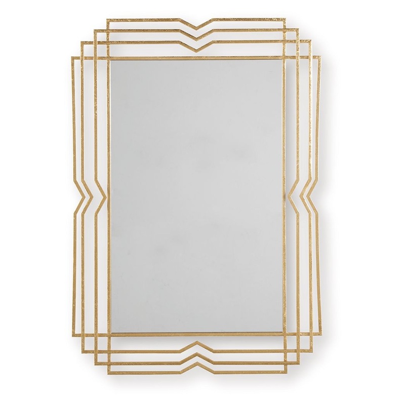 Claybrook – Accent Mirror – Gold Finish