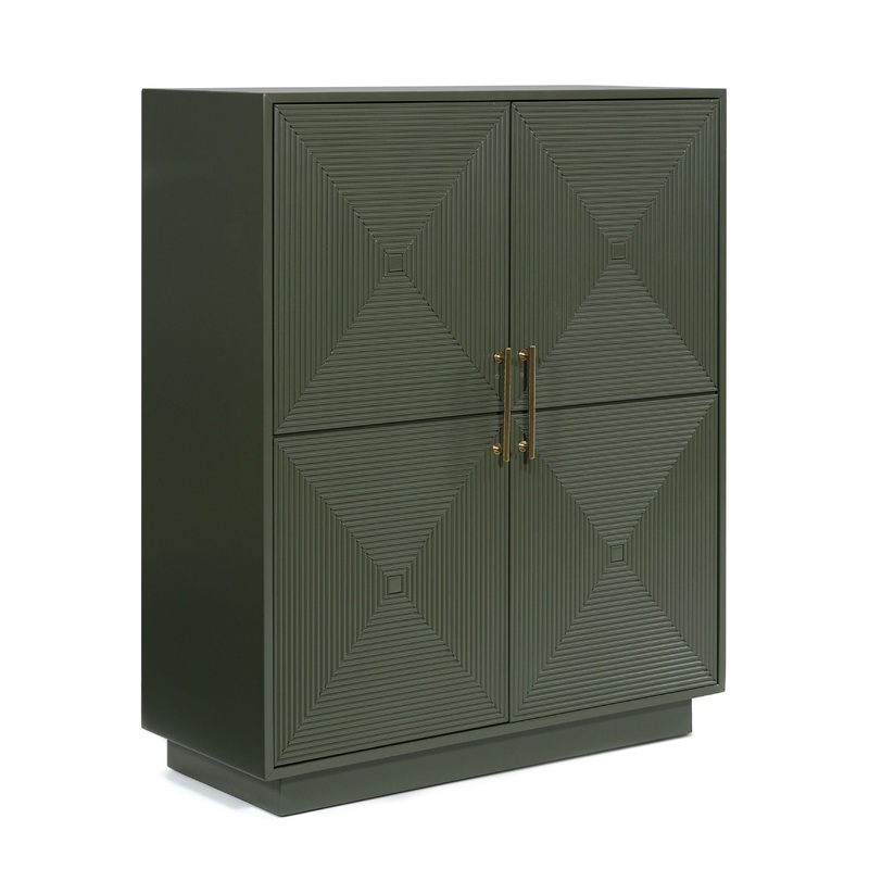 Geirwood – Accent Cabinet – Dark Green