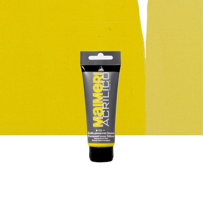 LEMON PERMANENT YELLOW ACRYLIC COLOUR 75ML