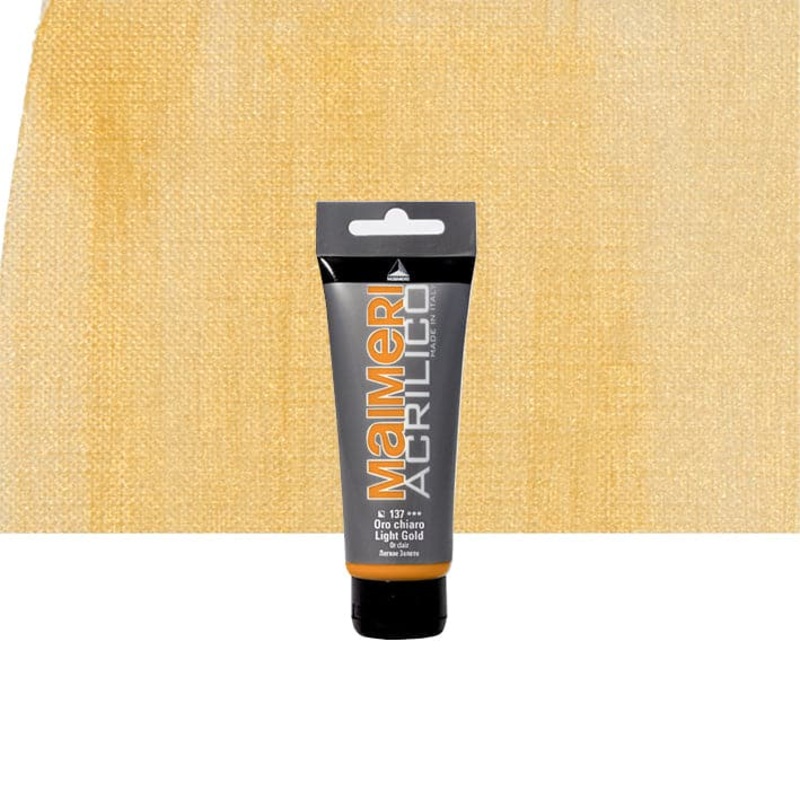 LIGHT GOLD ACRYLIC COLOUR 75ML