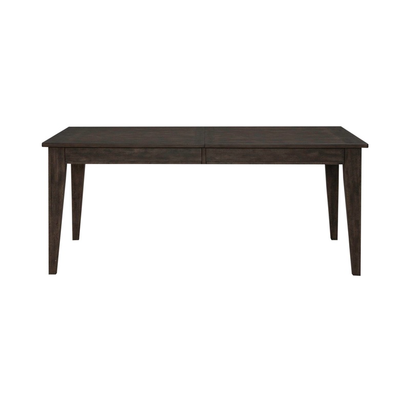 Midland Falls – Rectangular Leg Table – Dark Brown