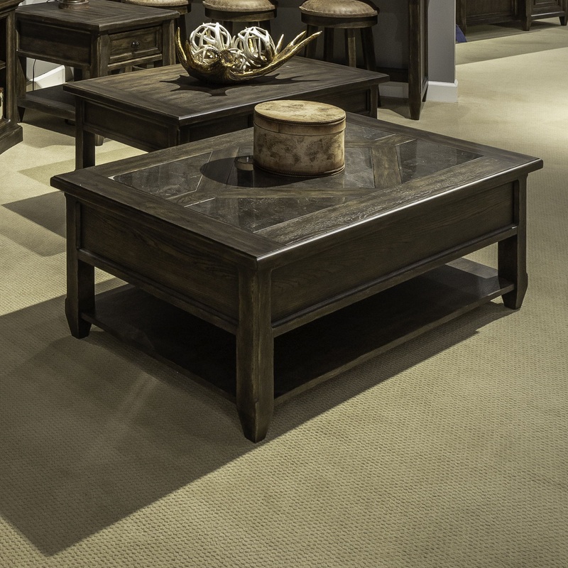 Paradise Valley – Rectangular Cocktail Table – Dark Brown