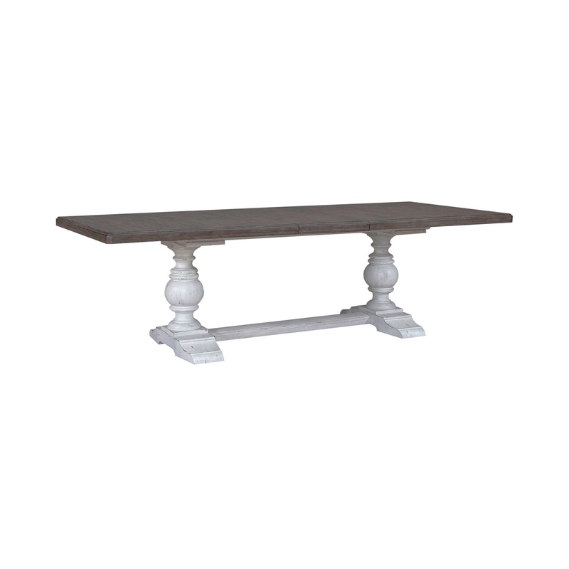River Place – Trestle Table – White