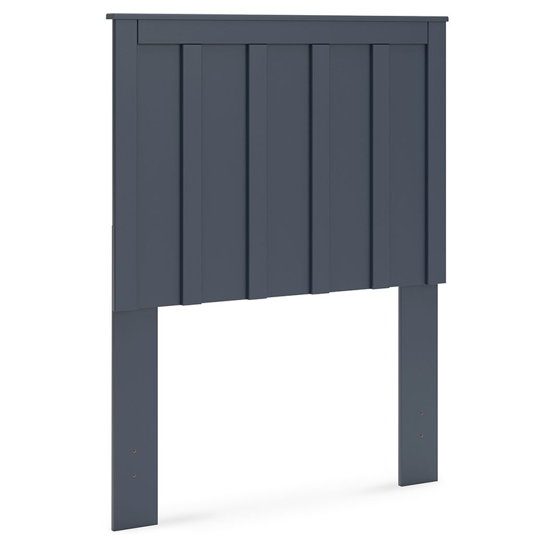 Simmenfort – Panel Headboard|Blue|Full|Twin