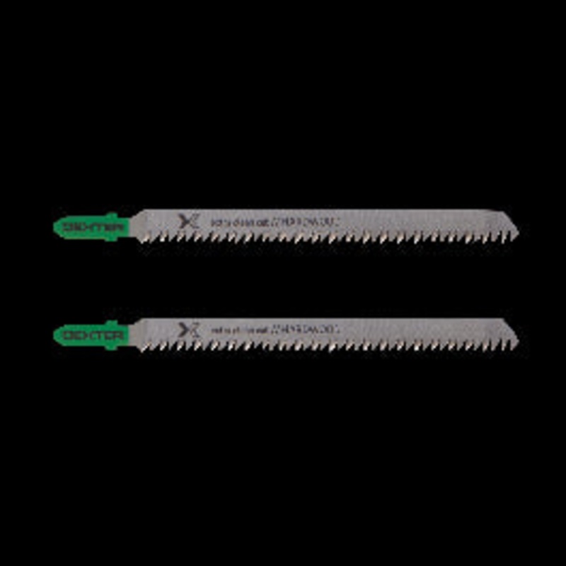 T-SAW BLADE FOR HARDWOOD STRAIGHT CUT COARSE TOOTHING 5-50 MM, 2 PIECES