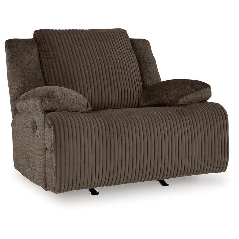 Top Tier – Rocker Recliner|Dark Brown|Gray