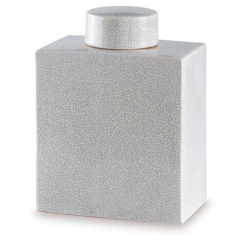 Haddworth – Jar|White|8″W x 5″D x 11″H|12″W x 6″D x 14″H