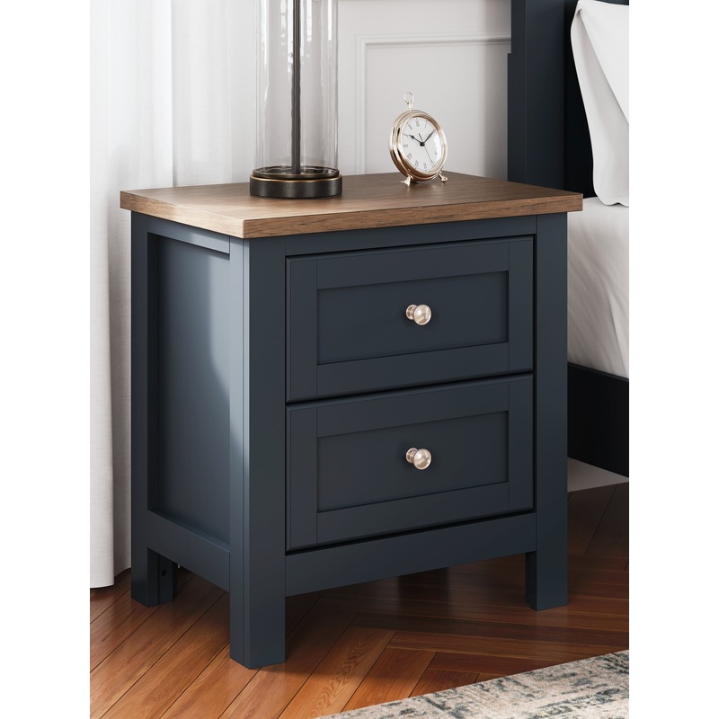 Landocken Two Drawer Night Stand