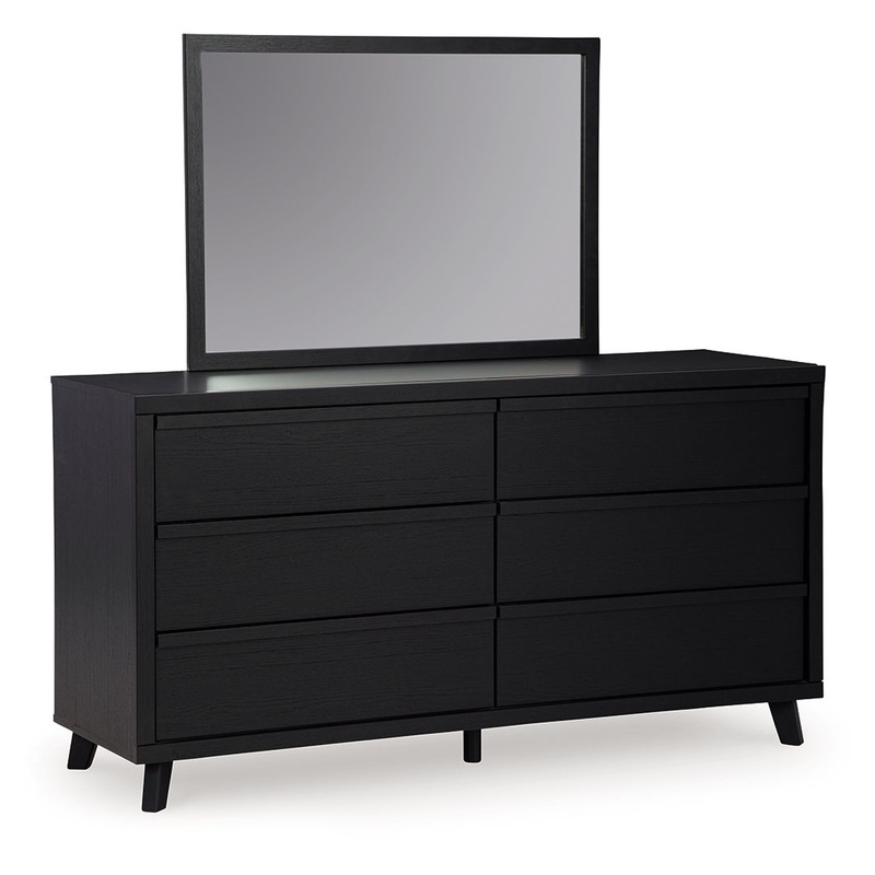 Danziar – Dresser And Mirror – Black