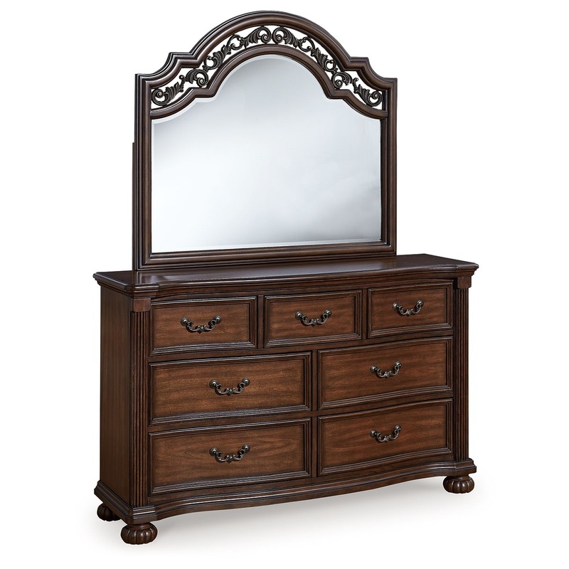 Lavinton – Dresser And Mirror – Brown
