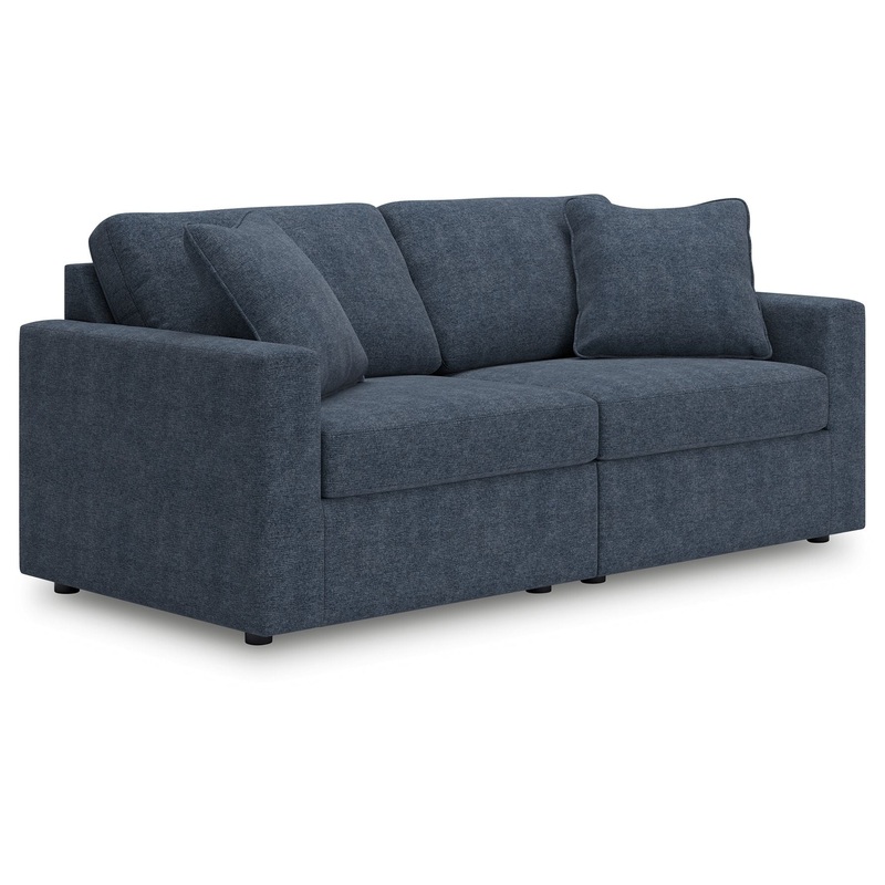 Modmax – 2-Piece Sectional Loveseat – Fabric – Ink