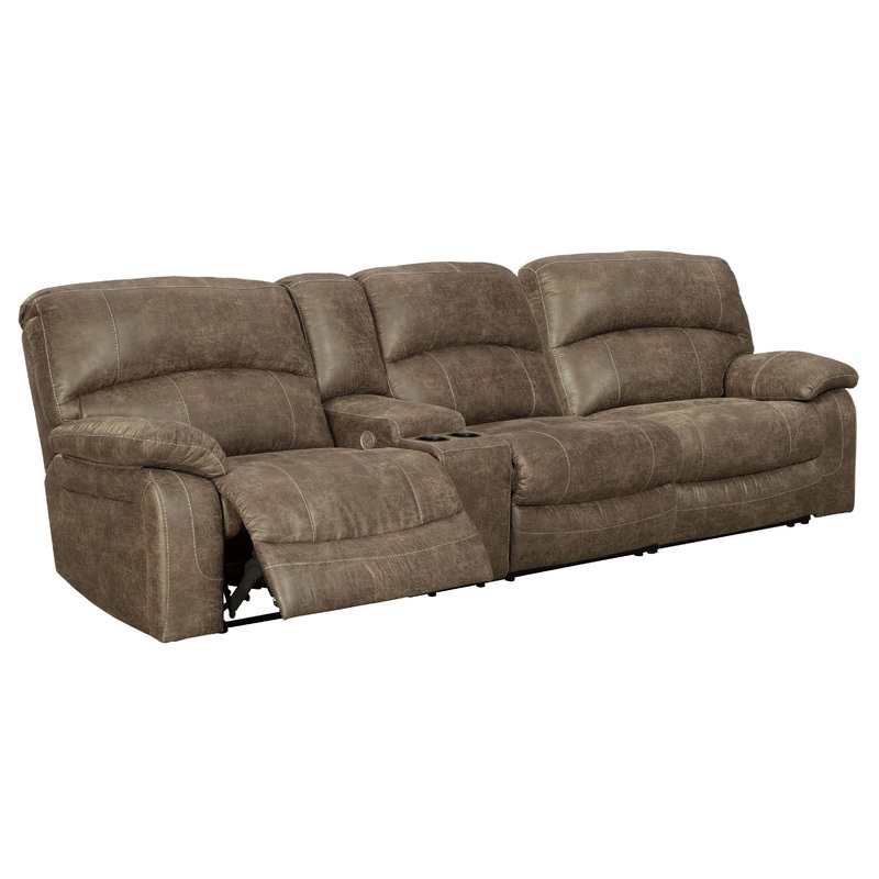 Segburg – 2-Piece Power Reclining Sectional – Driftwood