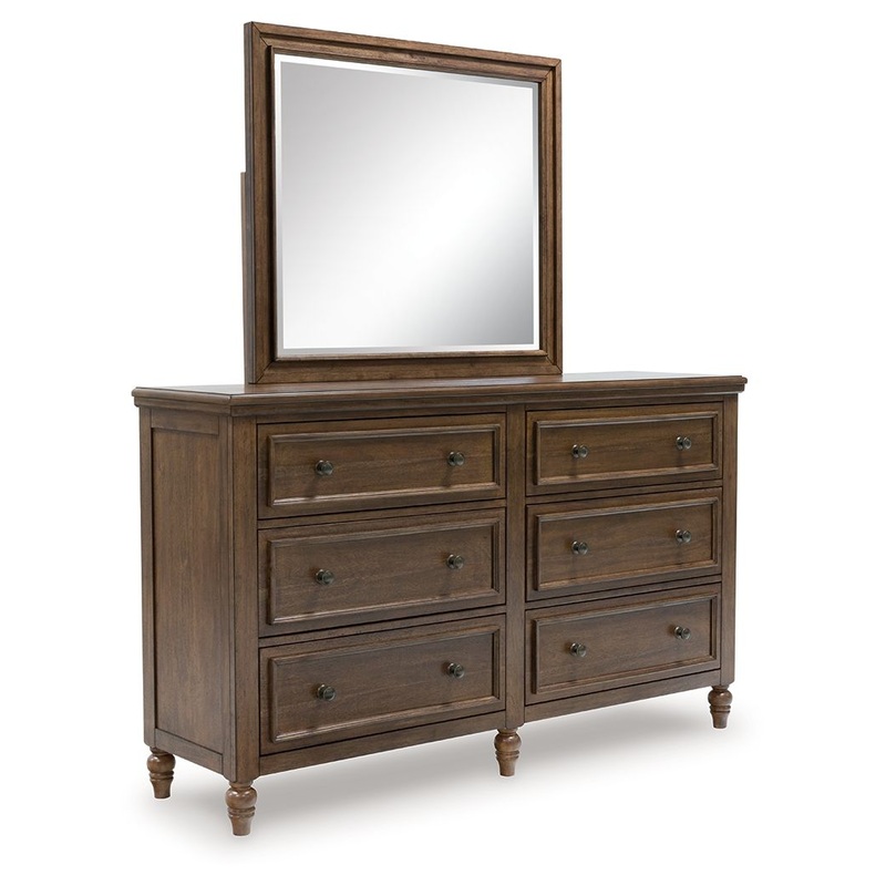 Sturlayne – Dresser And Mirror – Brown