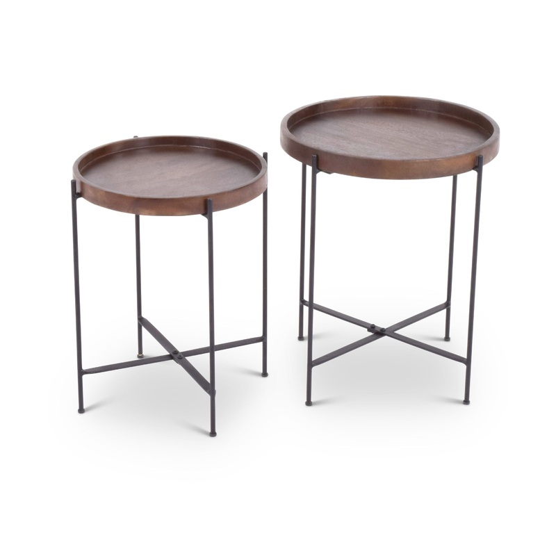Capri – Nesting Tables – Dark Brown