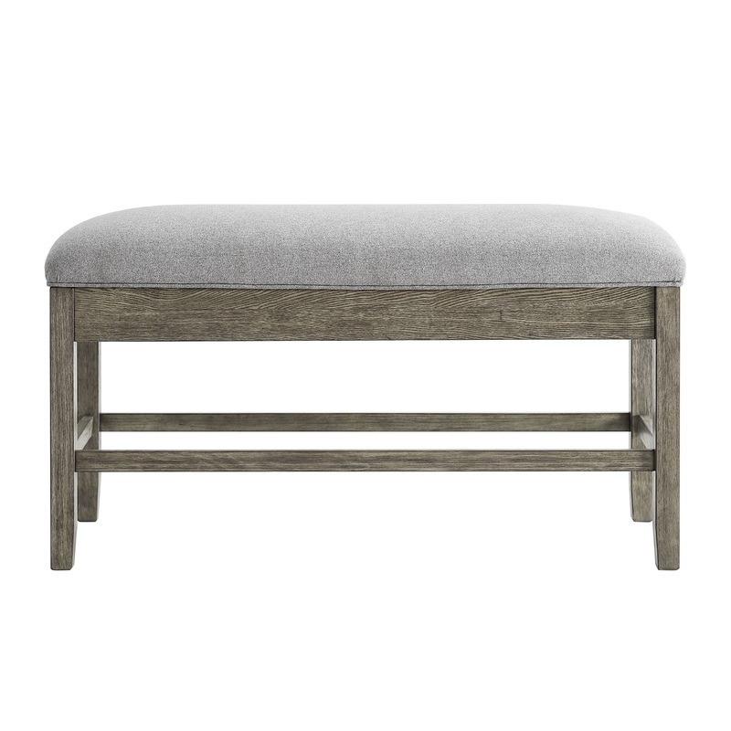 Grayson – Storage Counter Bench – Dark Gray