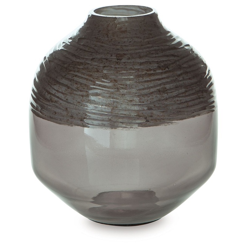 Harpwick – Vase|Dark Gray|7.25″W x 7.25″D x 8″H|8″W x 8″D x 10″H|9.5″W x 9.5″D x 11.5″H