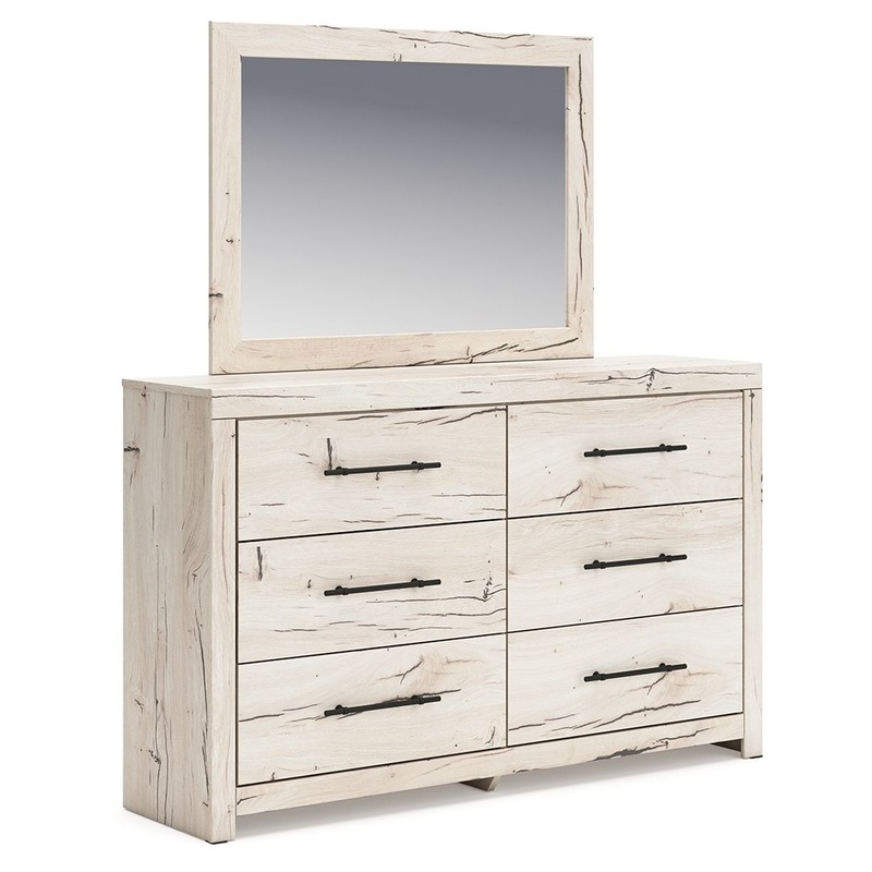 Lawroy – Dresser And Mirror – Light Natural