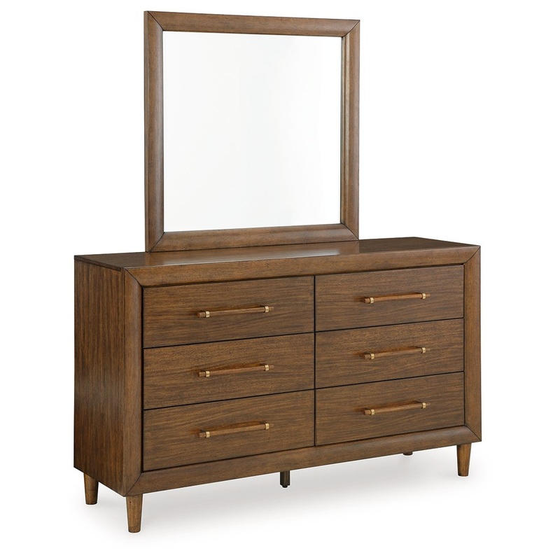 Lyncott – Dresser And Mirror – Brown