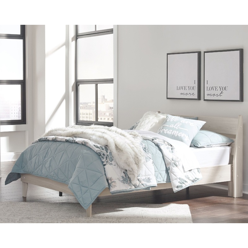 Socalle – Panel Platform Bed|Beige|White|Black|Twin|Queen|Full