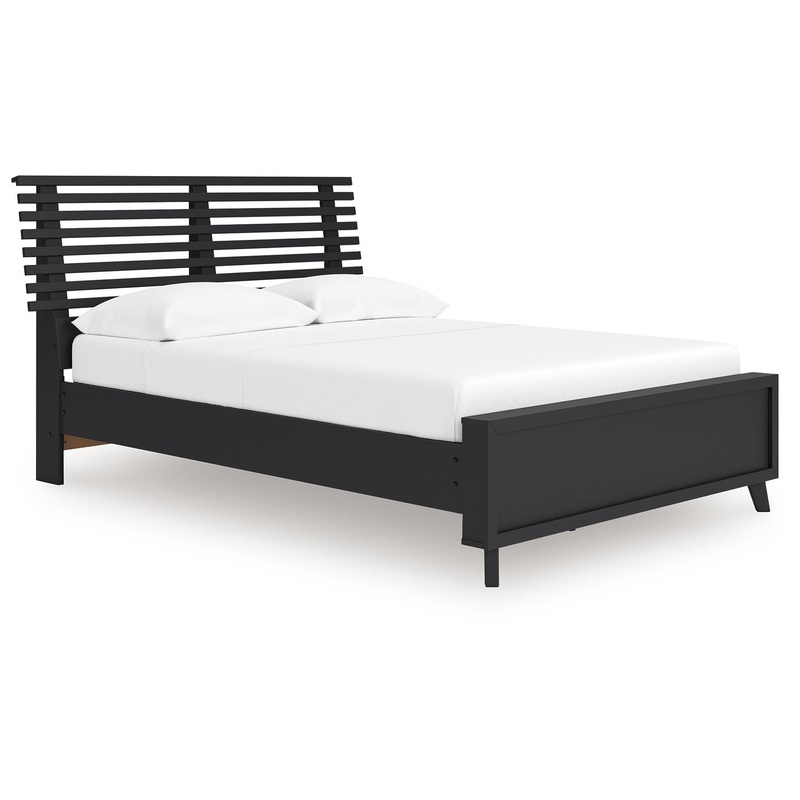 Danziar – Slat Panel Bed|Black|King|Queen|Full
