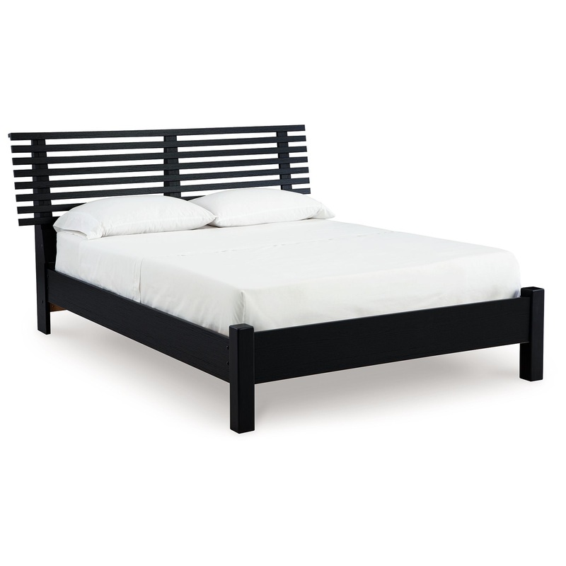 Danziar – Slat Panel Bed With Low Footboard