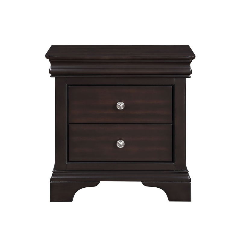 Dominique – Nightstand – Dark Brown