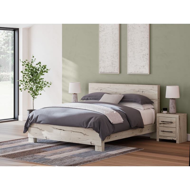 Lawroy – Panel Bed|Beige|Queen|King|Twin|Full