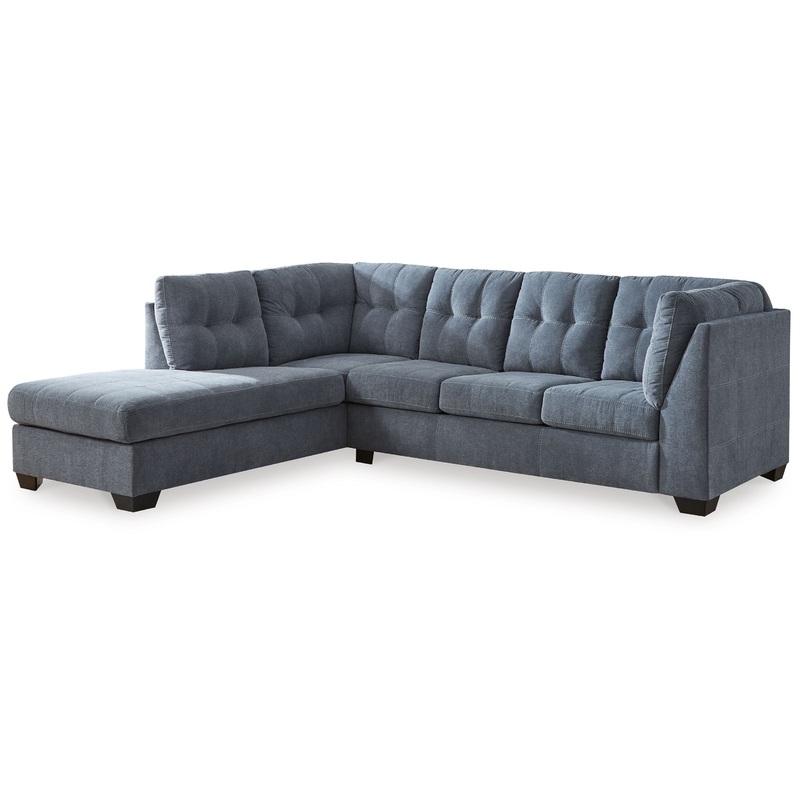 Marleton – Sleeper Sectional|Blue|Gray|2-Piece Sleeper Sectional With Left Arm Facing Corner Chaise|2-Piece Sleeper Sectional With Right Arm Facing Corner Chaise
