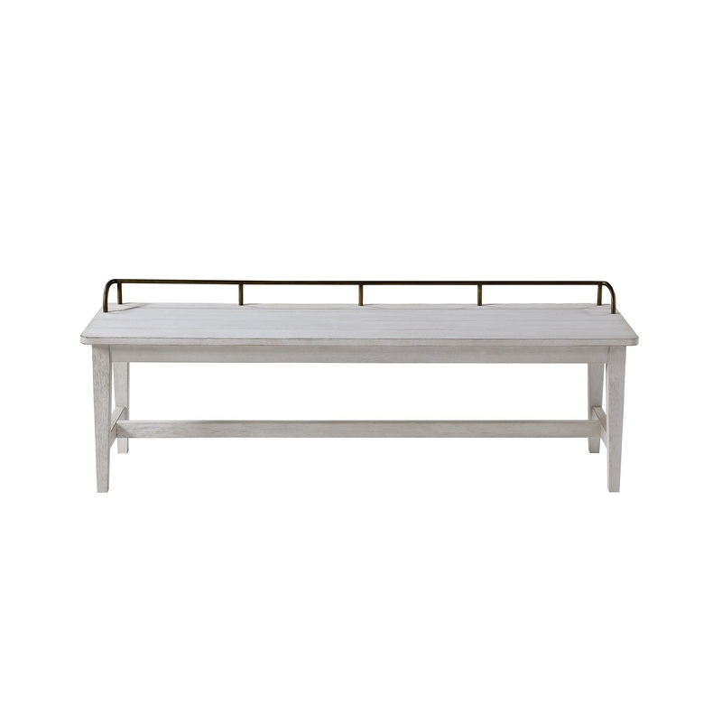Pendleton – Dining Bench – White