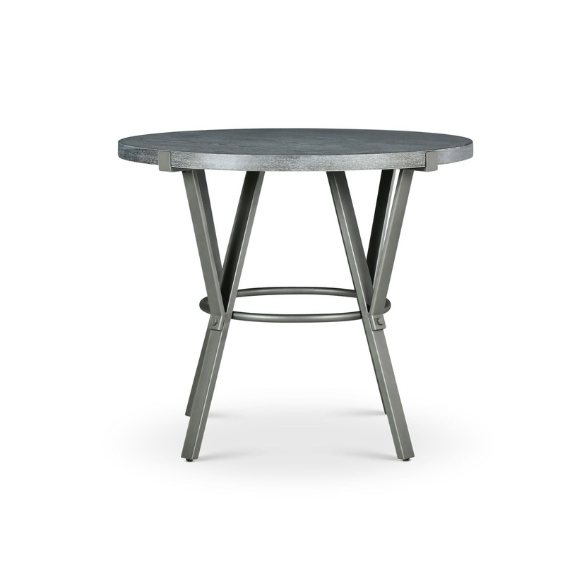 Portland – Round Counter Table – Dark Gray