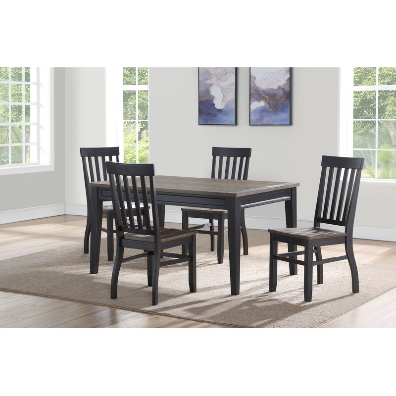 Raven – Dining Set|Dark Brown|5 Pc. Table, 4 Chairs|6 Pc. Table, 4 Chairs, Bench|7 Pc. Table, 6 Chairs
