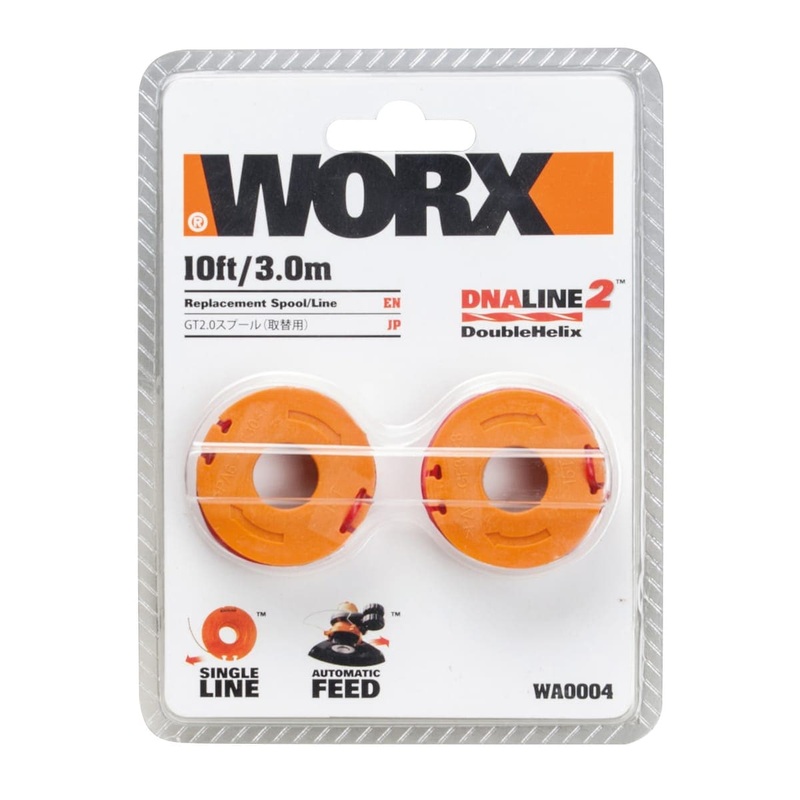 2 NYLON SPOOLS 3M X 1.65MM FOR GRASS TRIMMER