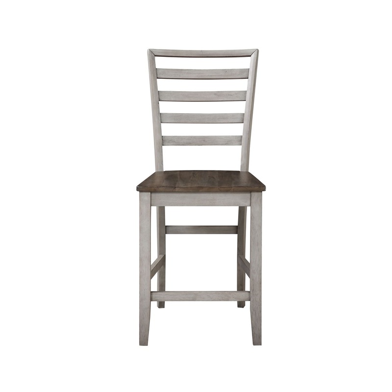 Abacus – Counter Chair (Set of 2) – Dark Brown