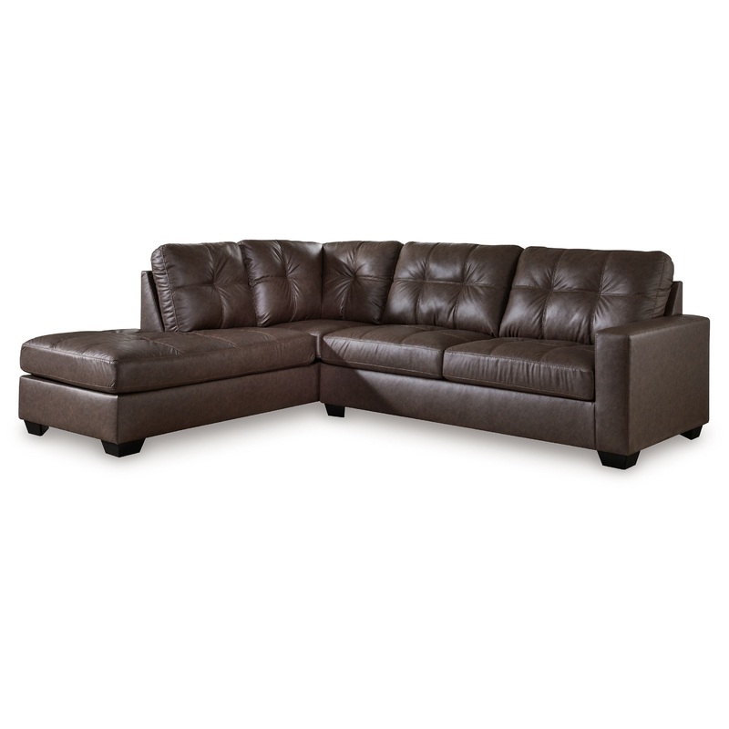 Barlin Mills – Sectional|Dark Brown|Black|2 Pc. Right Arm Facing Corner Chaise Sectional|2 Pc. Left Arm Facing Corner Chaise Sectional