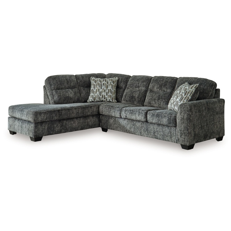 Lonoke – Sectional|Dark Gray|2 Pc. Left Arm Facing Corner Chaise Sectional|2 Pc. Right Arm Facing Corner Chaise Sectional
