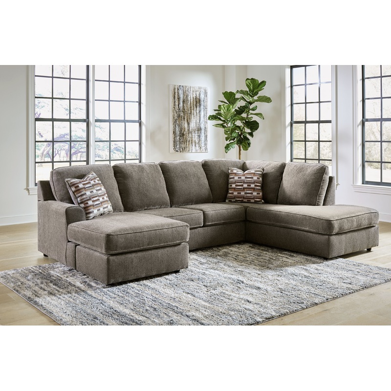 O’phannon – Sectional|Beige|2 Pc. Right-Arm Facing Corner Chaise Sectional|2 Pc. Left-Arm Facing Corner Chaise Sectional