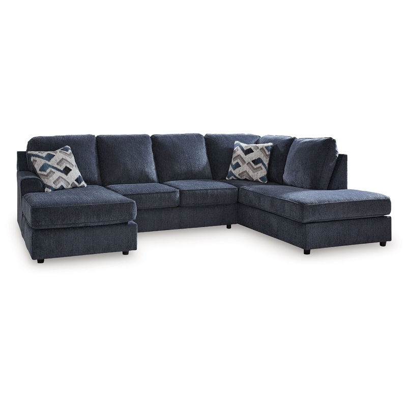 Albar Place – Sectional|Light Blue|2 Pc. Right Arm Facing Sofa Chaise Sectional|2 Pc. Left Arm Facing Sofa Chaise Sectional