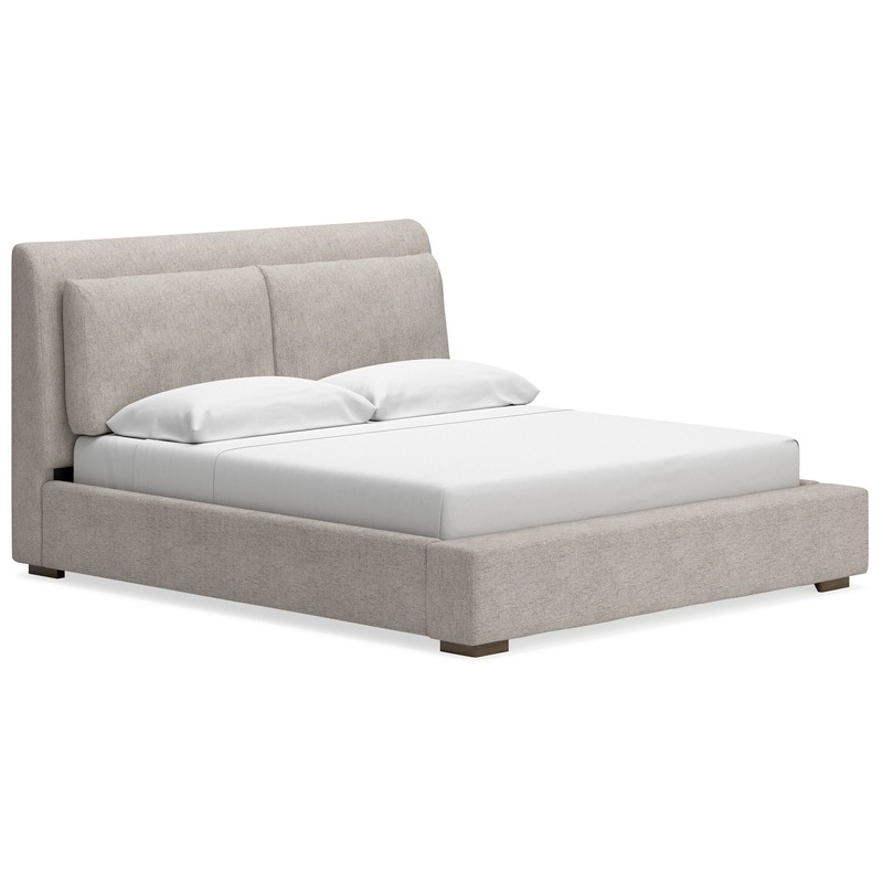 Cabalynn – Upholstered Bed|Light Brown|King|Queen|California King