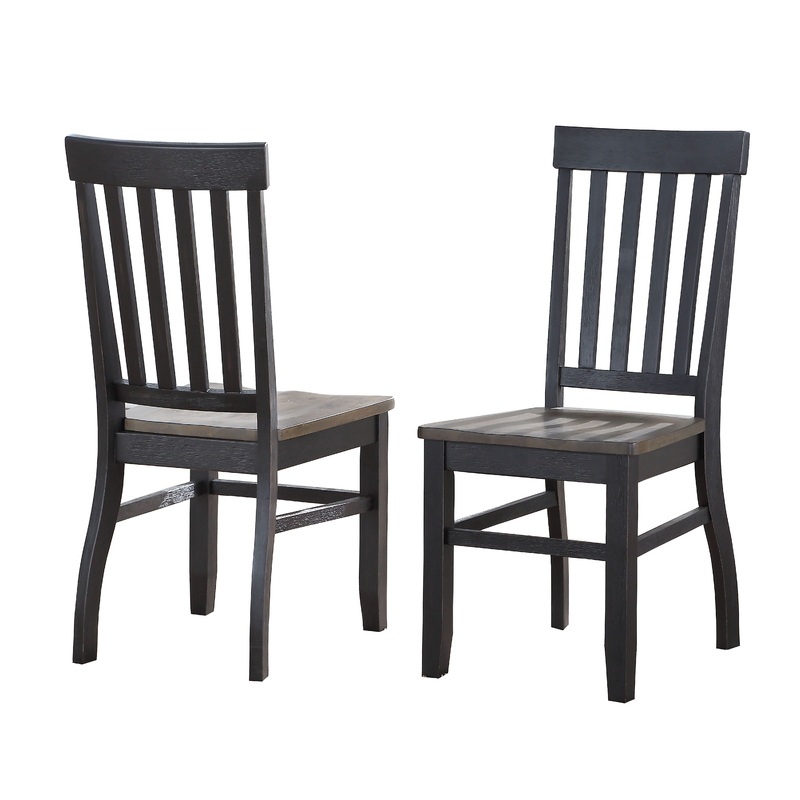 Raven – Noir Side Chair (Set of 2) – Dark Brown