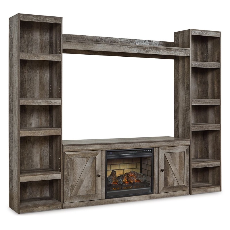 Wynnlow – Entertainment Center With 60 TV Stand