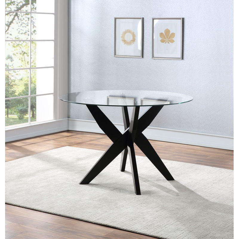 Amalie – Round Dining Table – Black