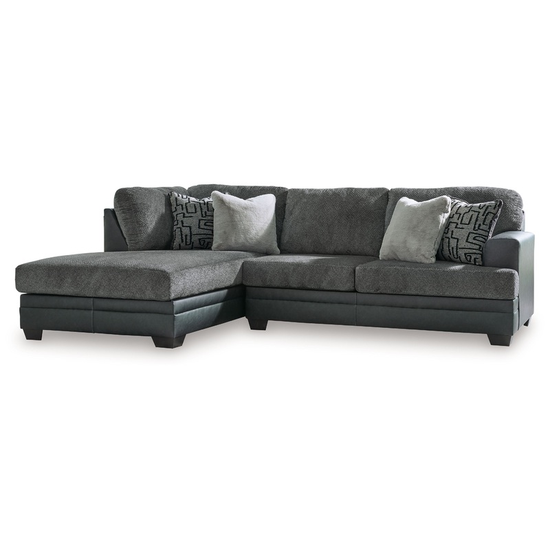 Brixley Pier – Sectonal|Dark Gray|2 Pc. Right Arm Facing Corner Chaise Sectional|2 Pc. Left Arm Facing Corner Chaise Sectional