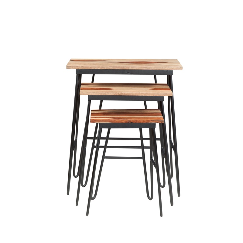 Tristan – Nesting Tables – Light Brown