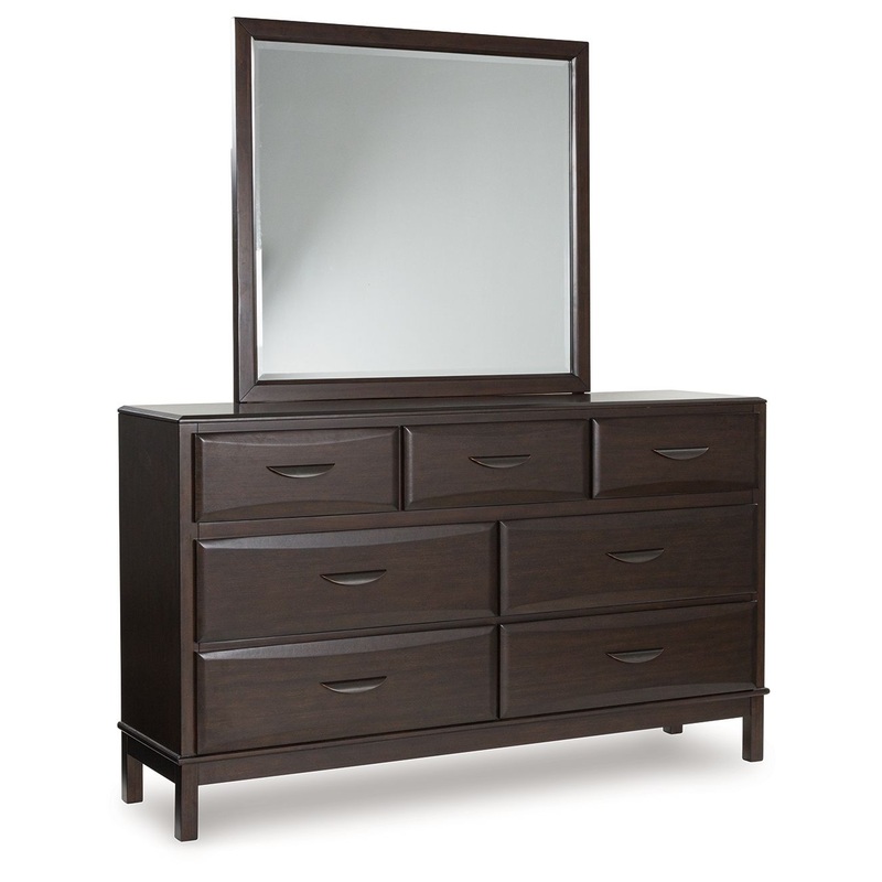 Vanmore – Dresser And Mirror – Dark Brown